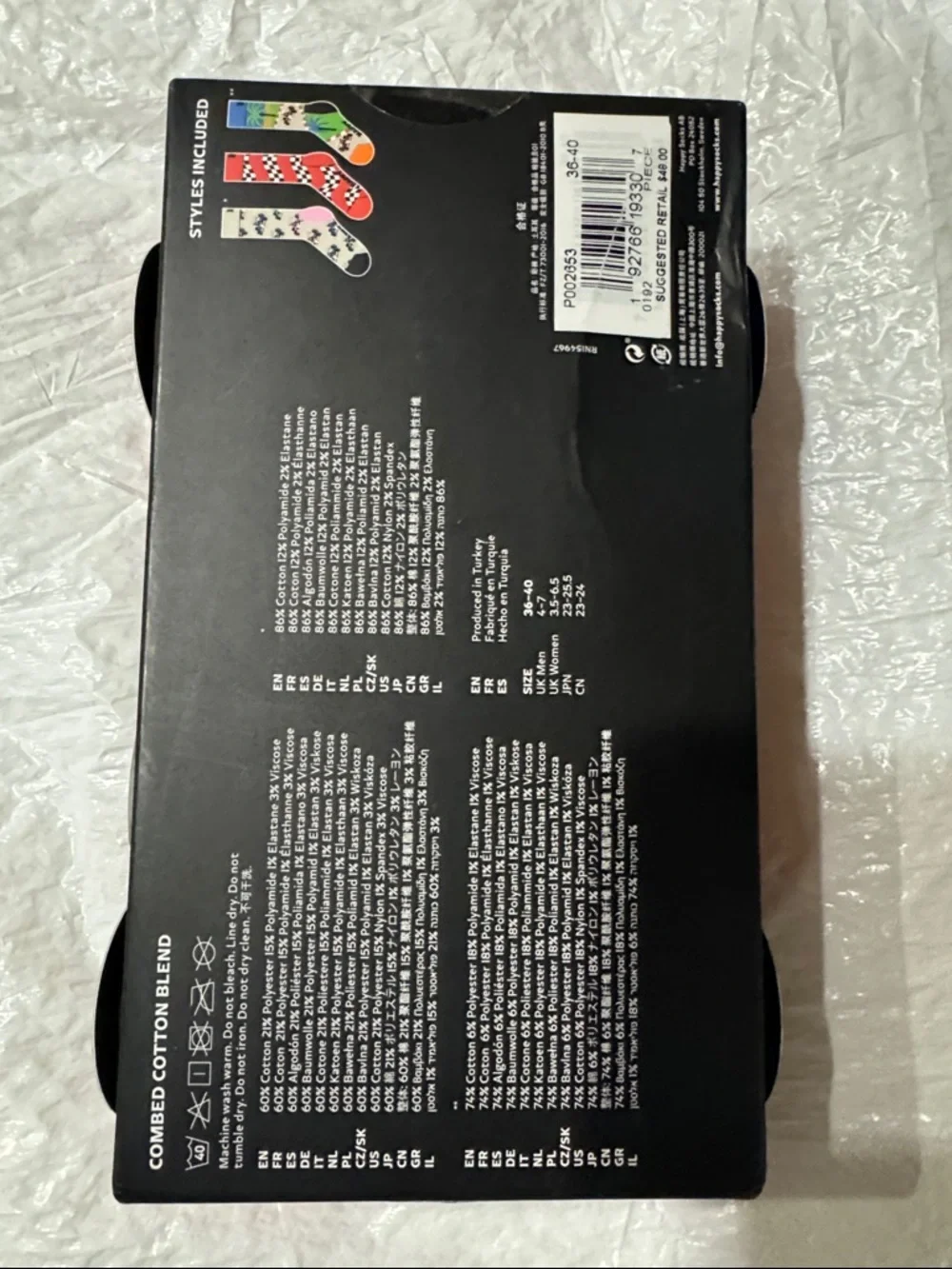Happy Socks size men